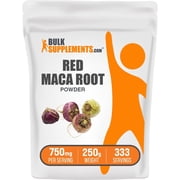 BulkSupplements Red Maca Root Powder - 250 Grams 8.8 oz