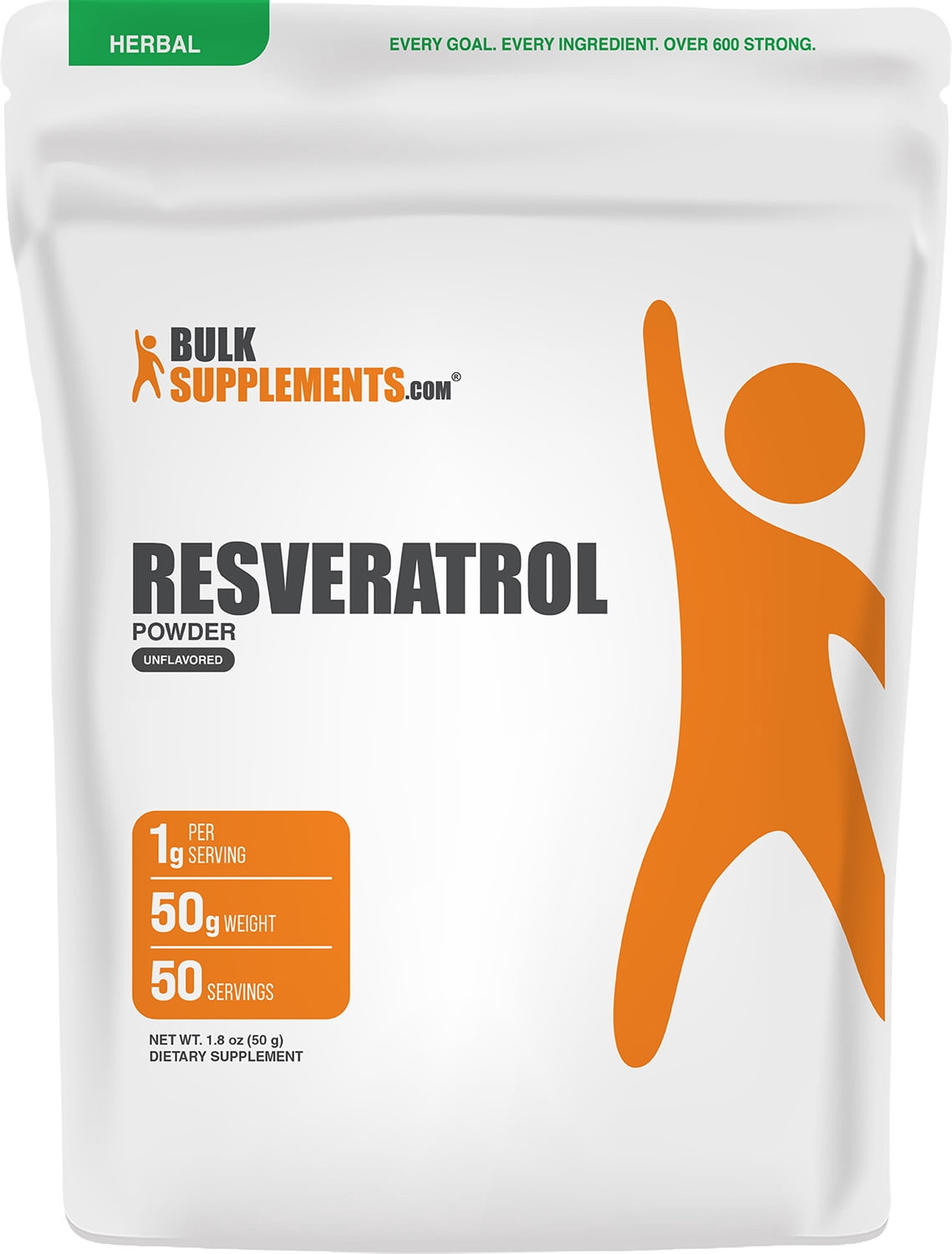 BulkSupplements Resveratrol Powder - 50 Grams (1.8 oz)
