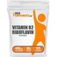 thumbnail image 1 of DISCONTINUED BulkSupplements Riboflavin Powder - Vitamin B2, 400mg Per Serving - 50 Grams (1.8 oz) - 125 Servings, 1 of 6