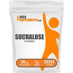 BulkSupplements Sucralose Powder - 30mg per Serving - 1 Kilogram (2.2 lbs) - 33333 Servings