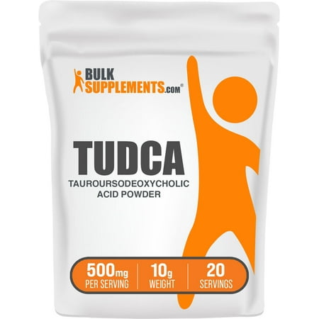 BulkSupplements TUDCA (Tauroursodeoxycholic Acid) Powder - 500mg per Serving - 100 Grams (3.5 oz) - 200 Servings