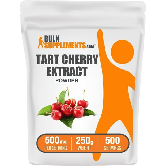BulkSupplements Tart Cherry Extract Powder - 500mg per Serving - 250 Grams (8.8 oz) - 500 Servings
