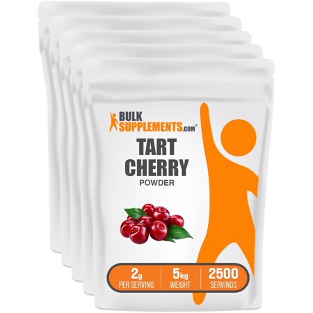 BulkSupplements Tart Cherry Powder, Dietary Supplement, Joint Support, 5kg, 2500 Servings