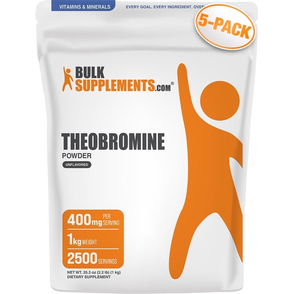 BulkSupplements Theobromine Powder - 5 Kilograms (11 lbs)