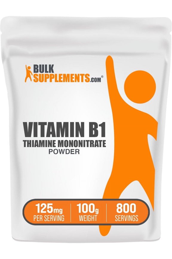 BulkSupplements Thiamine Mononitrate Powder - Vitamin B1, 250 Grams (8.8 oz)