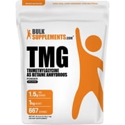 BulkSupplements Trimethylglycine Powder - as Betaine Anhydrous, 1 Kilogram 2.2 lbs