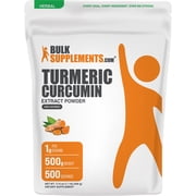 BulkSupplements Turmeric Extract Powder - 500 Grams 1.1 lbs