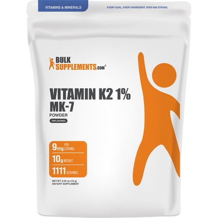 BulkSupplements Vitamin K2 Powder, Vitamin K Supplement, 10g