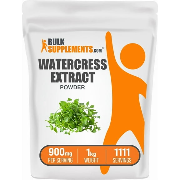BulkSupplements Watercress Extract Powder - 900mg per Serving - 1 Kilogram (2.2 lbs) - 1111 Servings