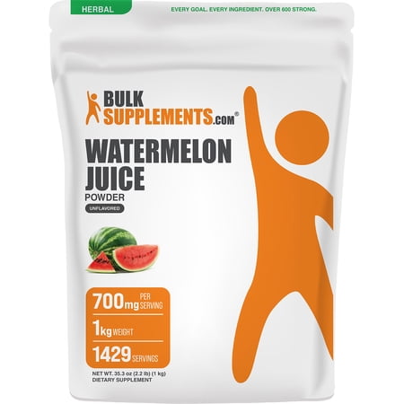 BulkSupplements Watermelon Juice Powder - 1 Kilogram (2.2 lbs)