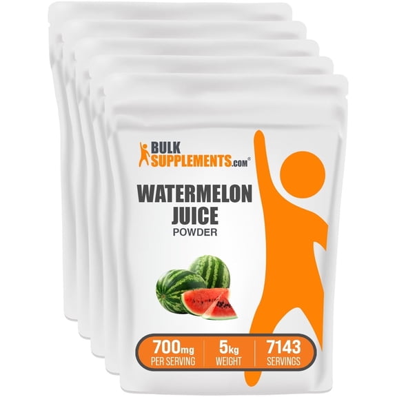 BulkSupplements Watermelon Juice Powder, 750mg - Heart, Skin, & Vision Support (5kg - 11 lbs)