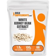 BulkSupplements White Kidney Bean Extract Powder - 1.5g per Serving - 100 Grams (3.5 oz) - 67 Servings