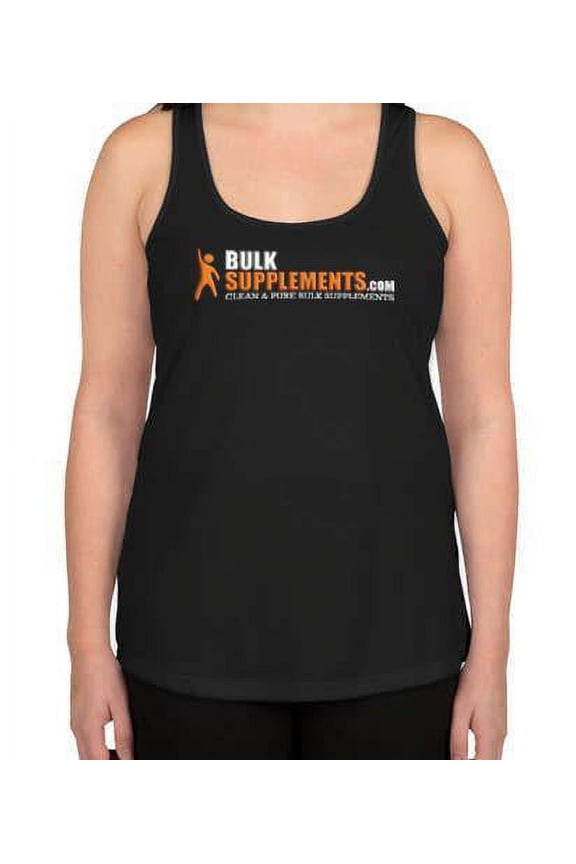 BulkSupplements Women's Performance Racerback Tank - Black, L