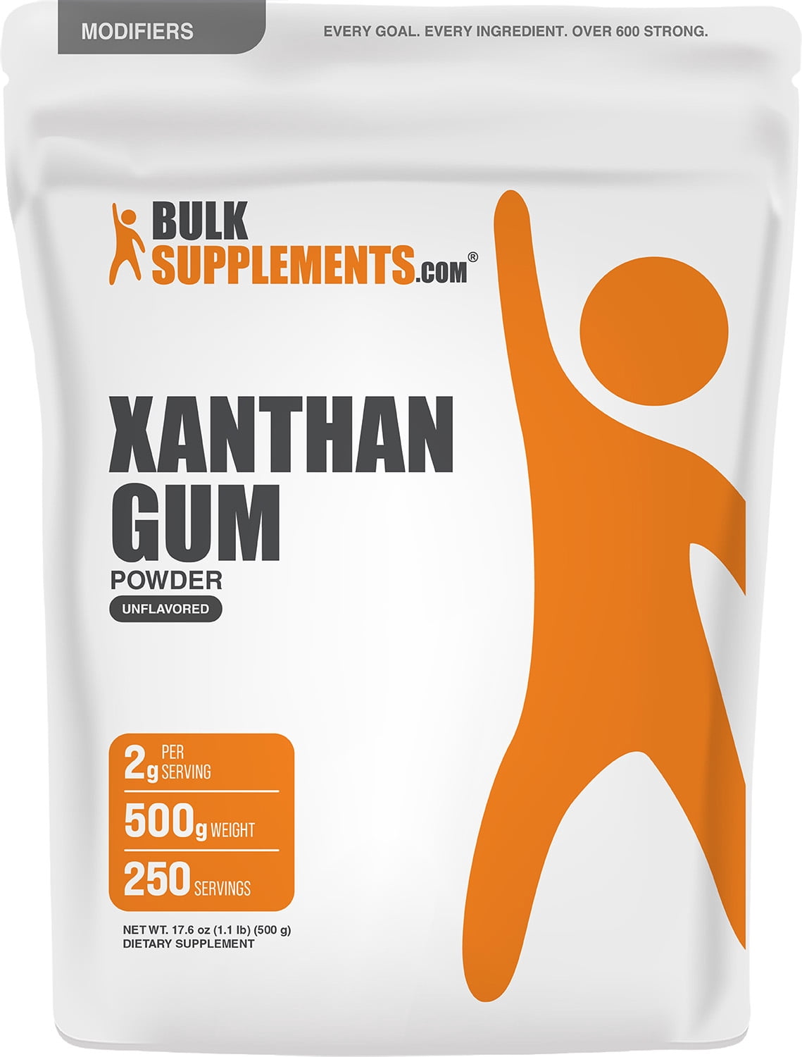BulkSupplements Xanthan Gum Powder, Thickening Agent, 500g