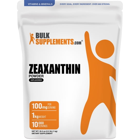 BulkSupplements Zeaxanthin Powder - from Marigold Extract - 1 Kilogram (2.2 lbs)