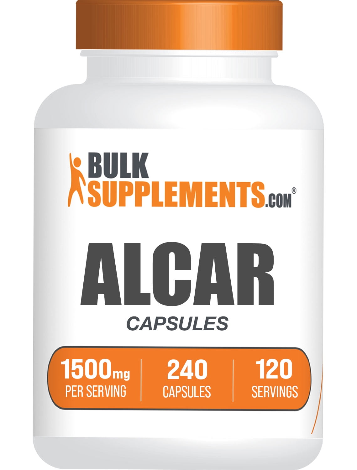 BulkSupplements.com Acetyl L-Carnitine (ALCAR) Capsules, 1500mg (240 ...