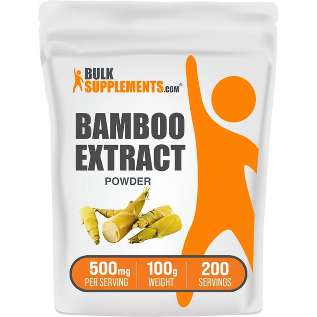 Bamboo Extract Powder, 500mg Promotes Healthy Hair