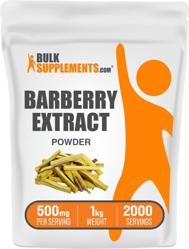 Barberry Powder BulkSupplements Barberry Extract Powder - 500mg per Serving - 1 ...