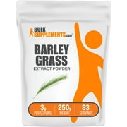 BulkSupplements.com Barley Grass Extract Powder, 3g - Green Superfood Powder - Barley Extract - Vegan Powder (250g - 8.8 oz)