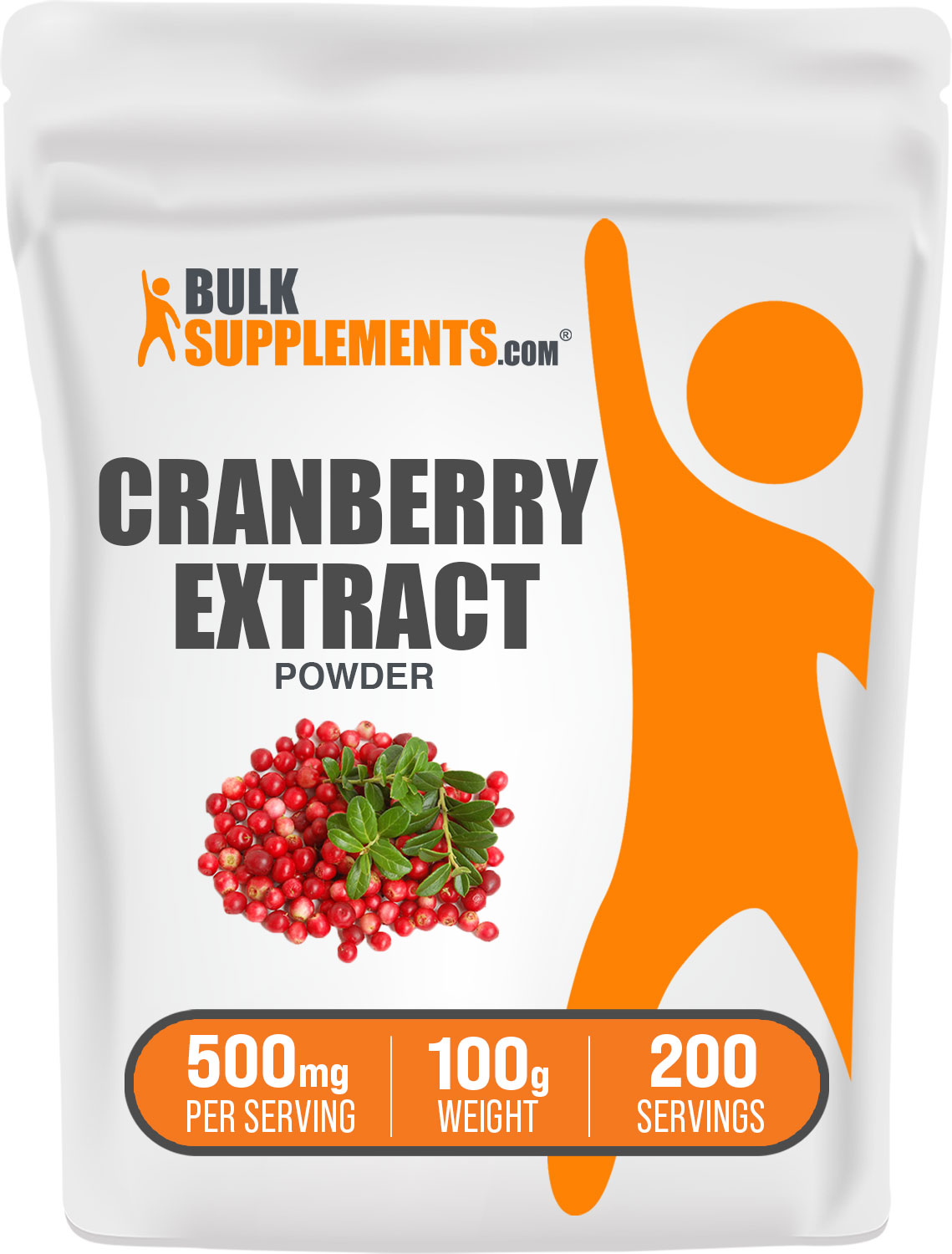 BulkSupplements.com Cranberry Extract Powder - Cranberry Supplements - Urinary Tract Support (100 Grams - 3.5 oz) - image 1 of 6