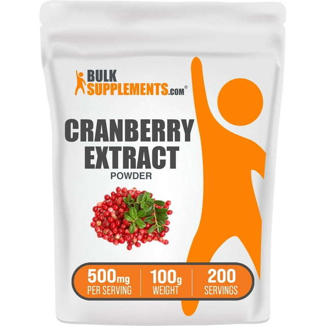 BulkSupplements.com Cranberry Extract Powder - Cranberry Supplements - Urinary Tract Support (100 Grams - 3.5 oz)