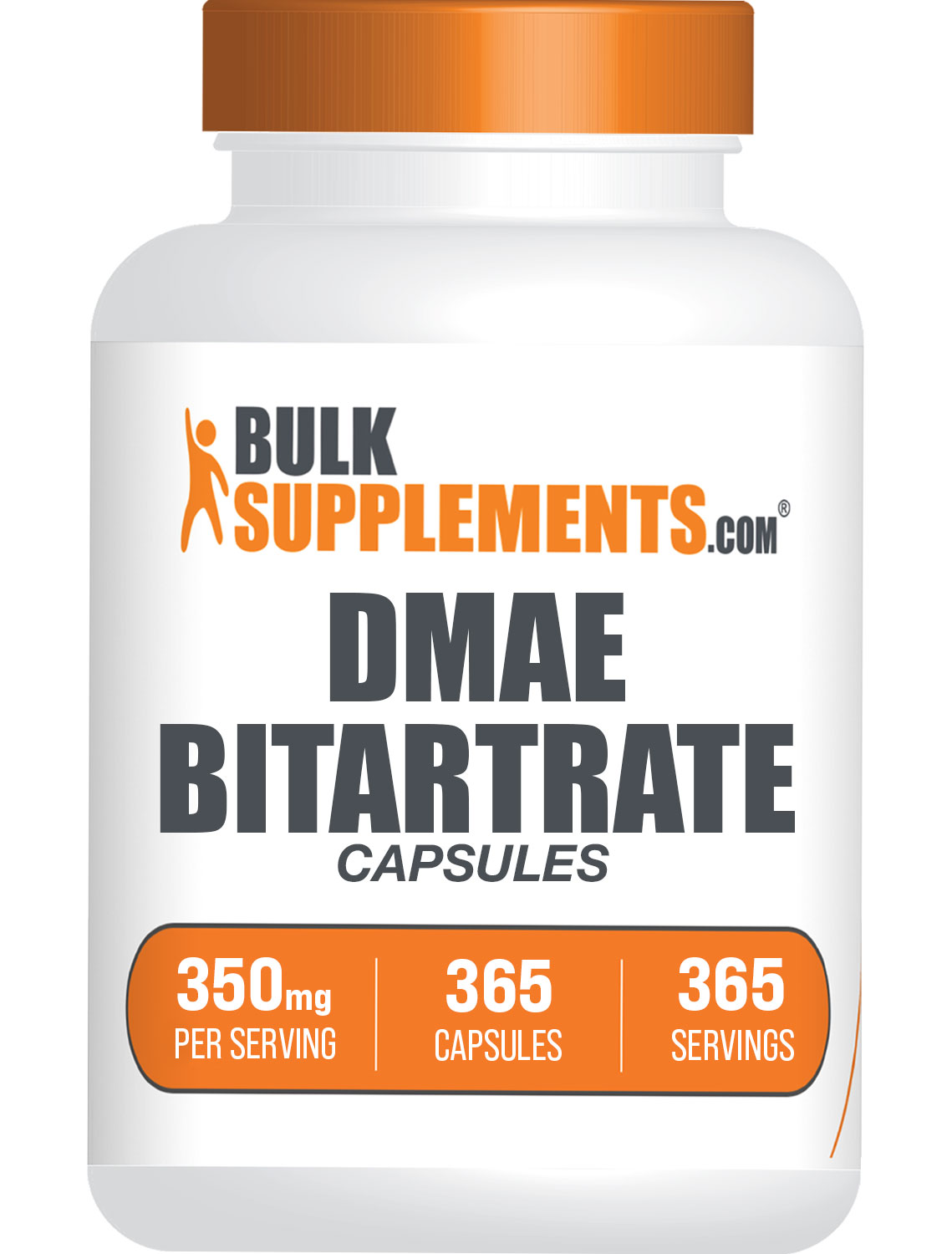 DMAE Bitartrate Capsules, 350mg Supports Brain