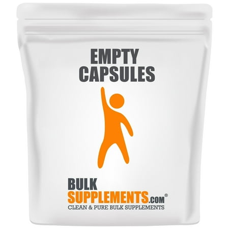 BulkSupplements.com Empty Capsules (Size 0 - 1000 Gel Caps)