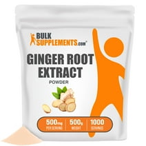 BulkSupplements.com Ginger Root Extract Powder, 500mg - Antioxidants for Overall Wellness (500G - 1000 Servings)