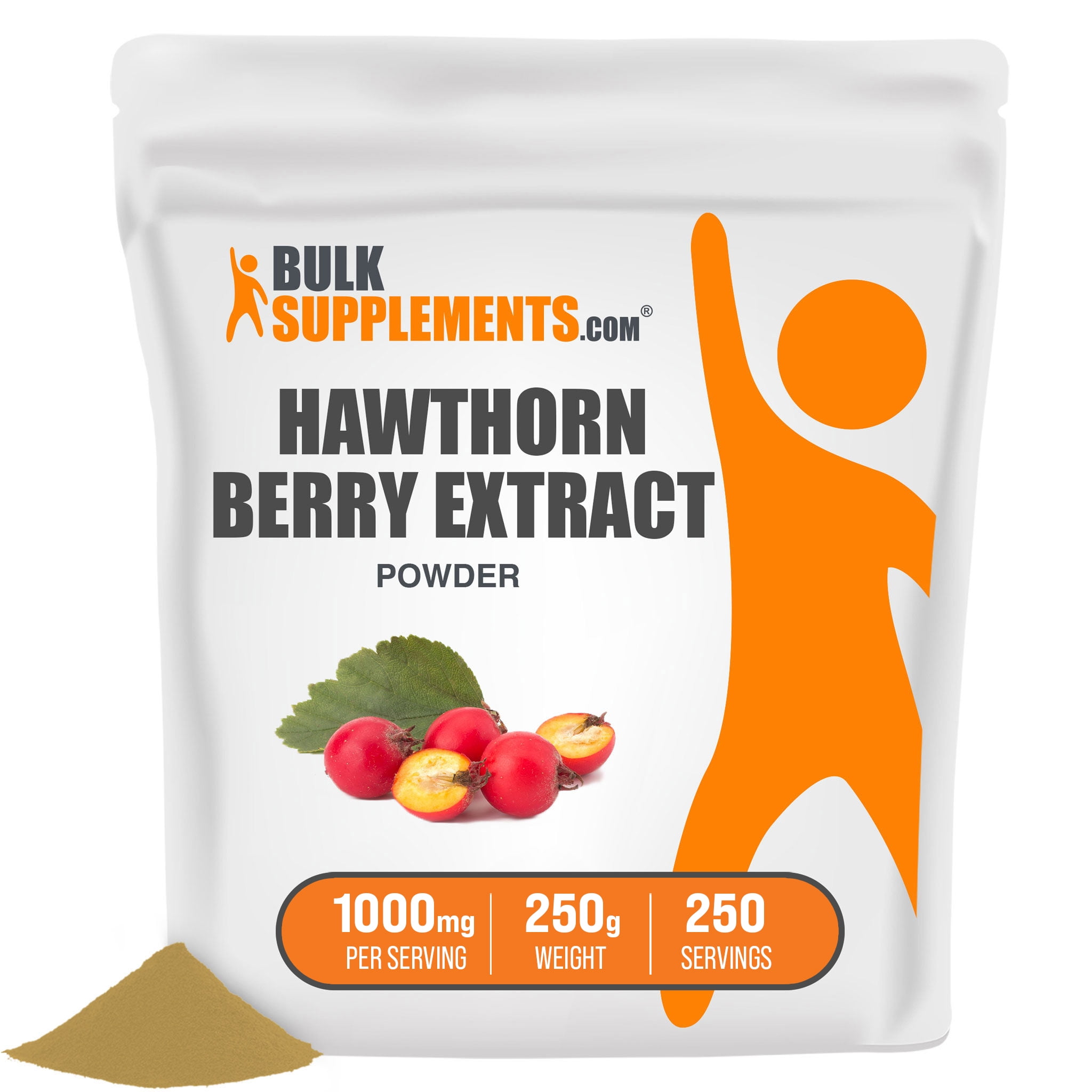 Hawthorn Berry Extract Powder, 1000mg Heart