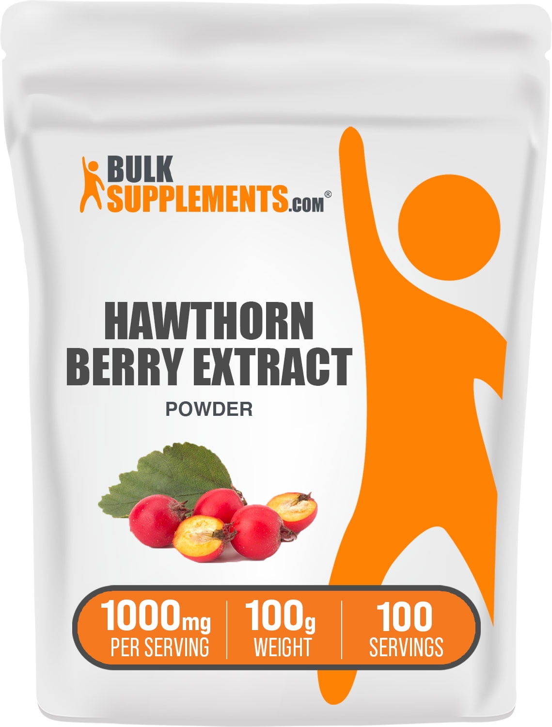 Hawthorn Berry Extract Powder, 1000mg Heart