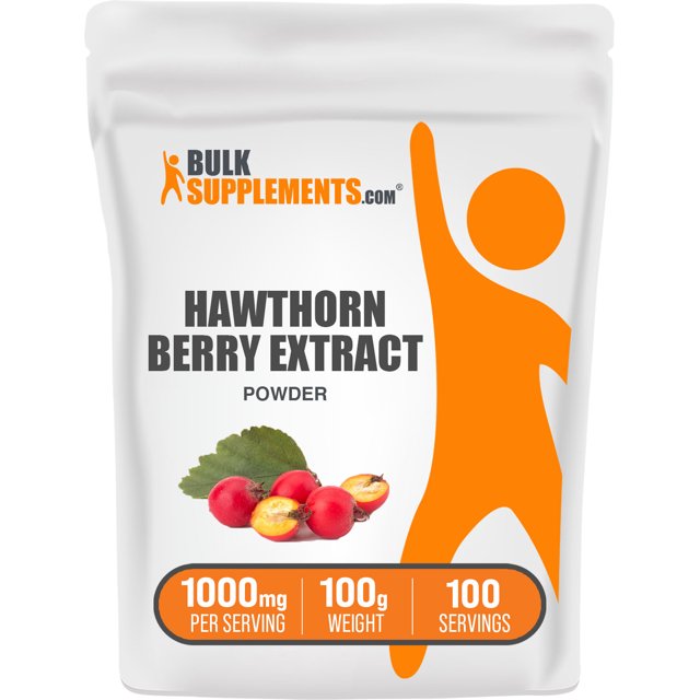 Hawthorn Berry Extract Powder, 1000mg Heart