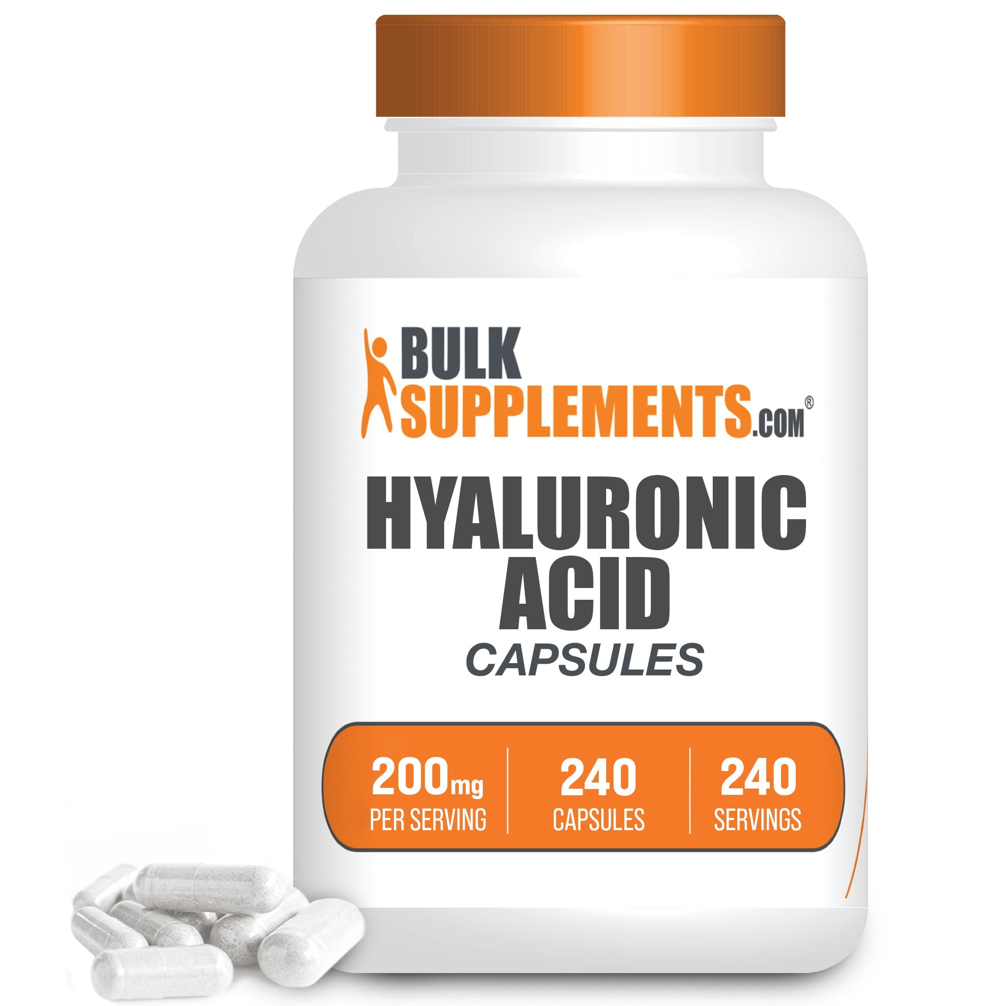 Hyaluronic Acid Capsules, 200mg Joint Supplements