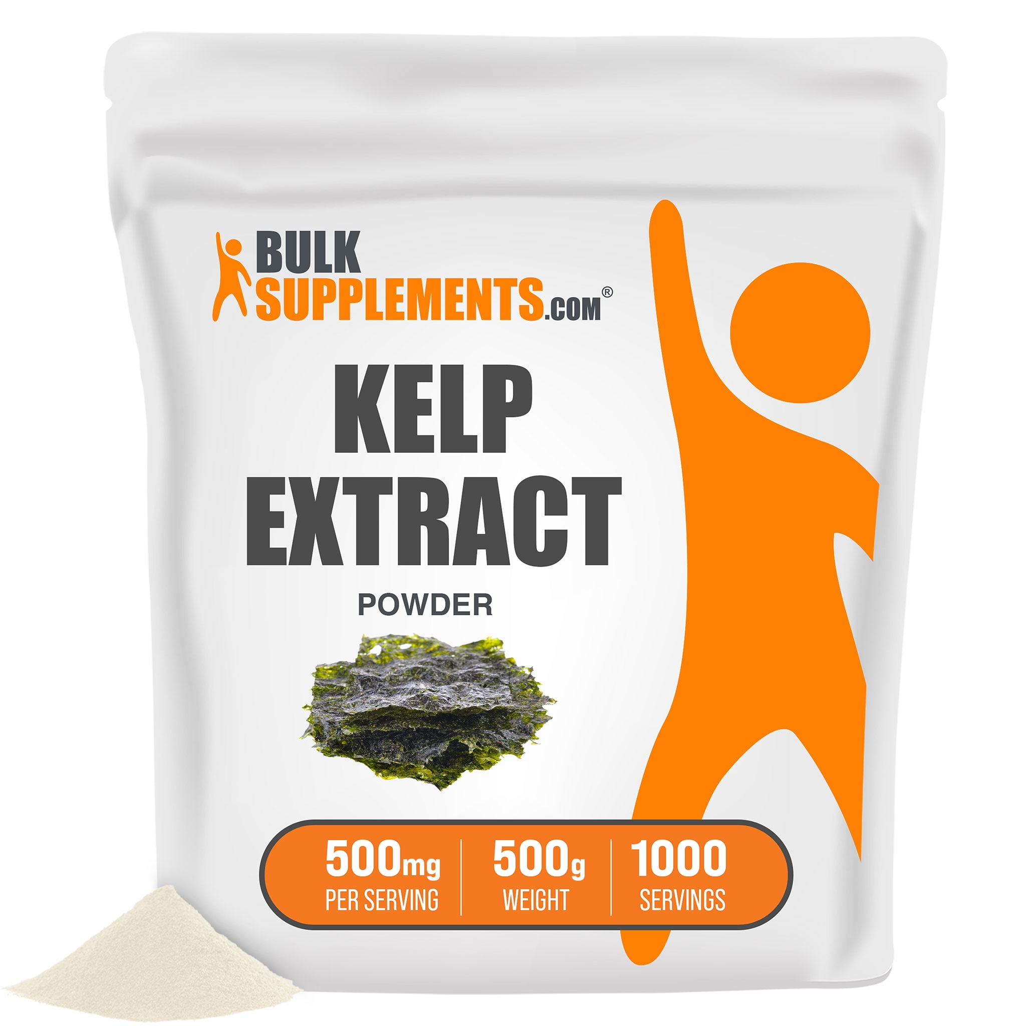 BulkSupplements Kelp Extract Powder Sea Kelp Supplements Sea Moss Powder Seaweed Powder Food Grade Pure Seaweed Powder 1 Kilogram