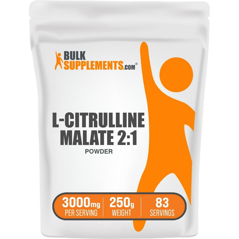BulkSupplements L-Citrulline DL-Malate 2:1 - 250 Grams