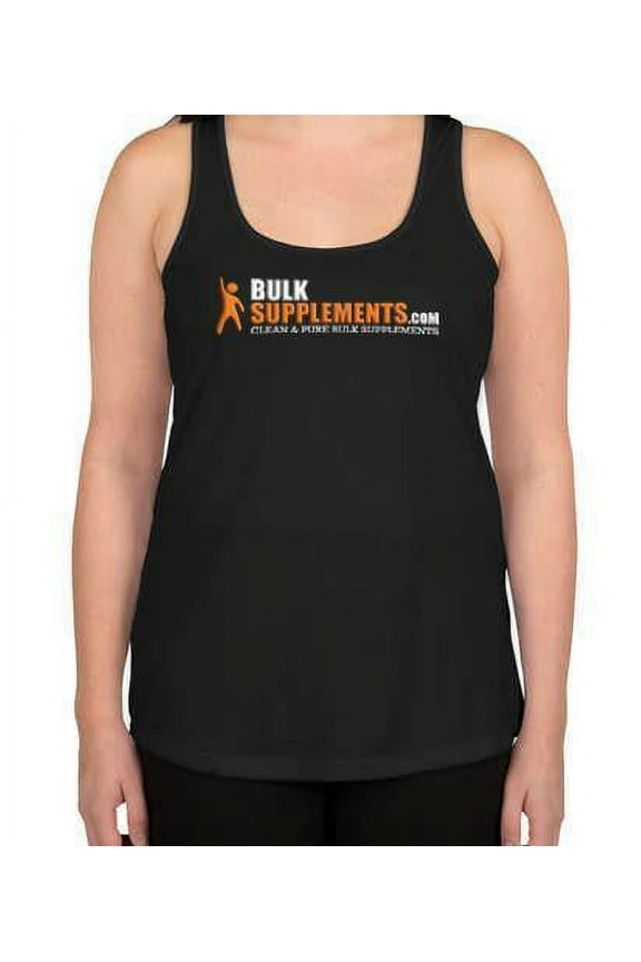 BulkSupplements Women's Performance Racerback Tank - Black, S