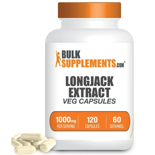 Longjack Extract (Tongkat Ali) Capsules, 1000mg
