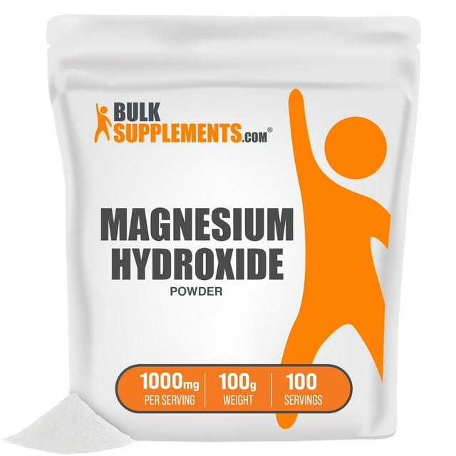 Magnesium Hydroxide Powder, 1000mg Natural