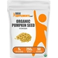 thumbnail image 1 of BulkSupplements Organic Pumpkin Seed Powder - 5g per Serving - 250 Grams (8.8 oz) - 50 Servings, 1 of 5