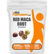 BulkSupplements.com Red Maca Powder, 5000mg - Red Raw Maca for Energy (500g - 1.1 lbs)