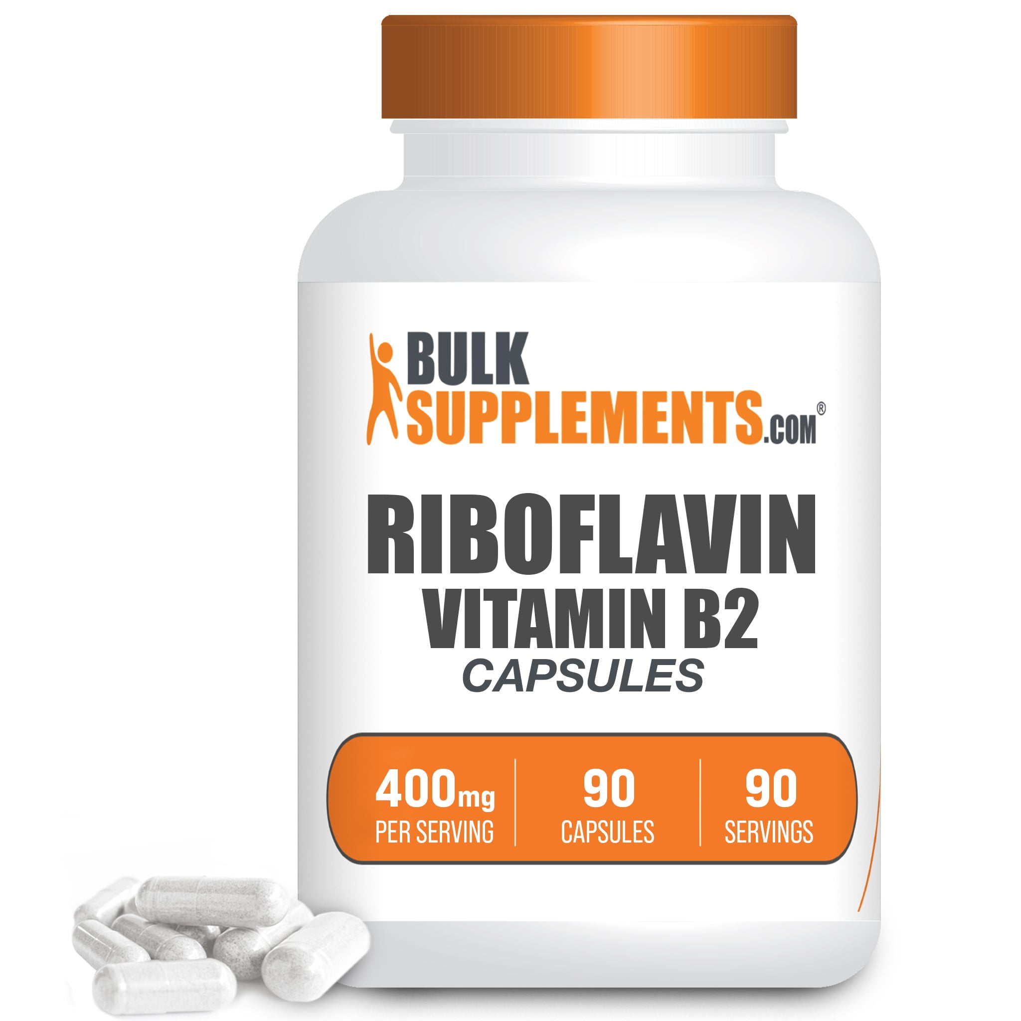 Riboflavin (Vitamin B2) Capsules, 400mg Vision