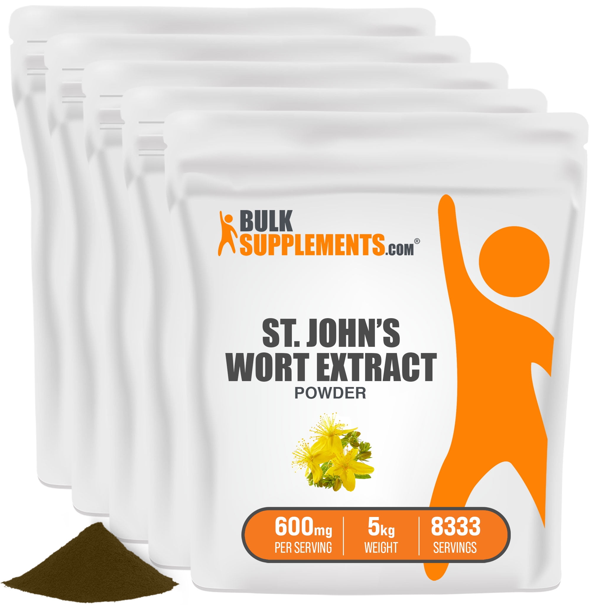 St. John's Wort Extract Powder, 600mg Serotonin