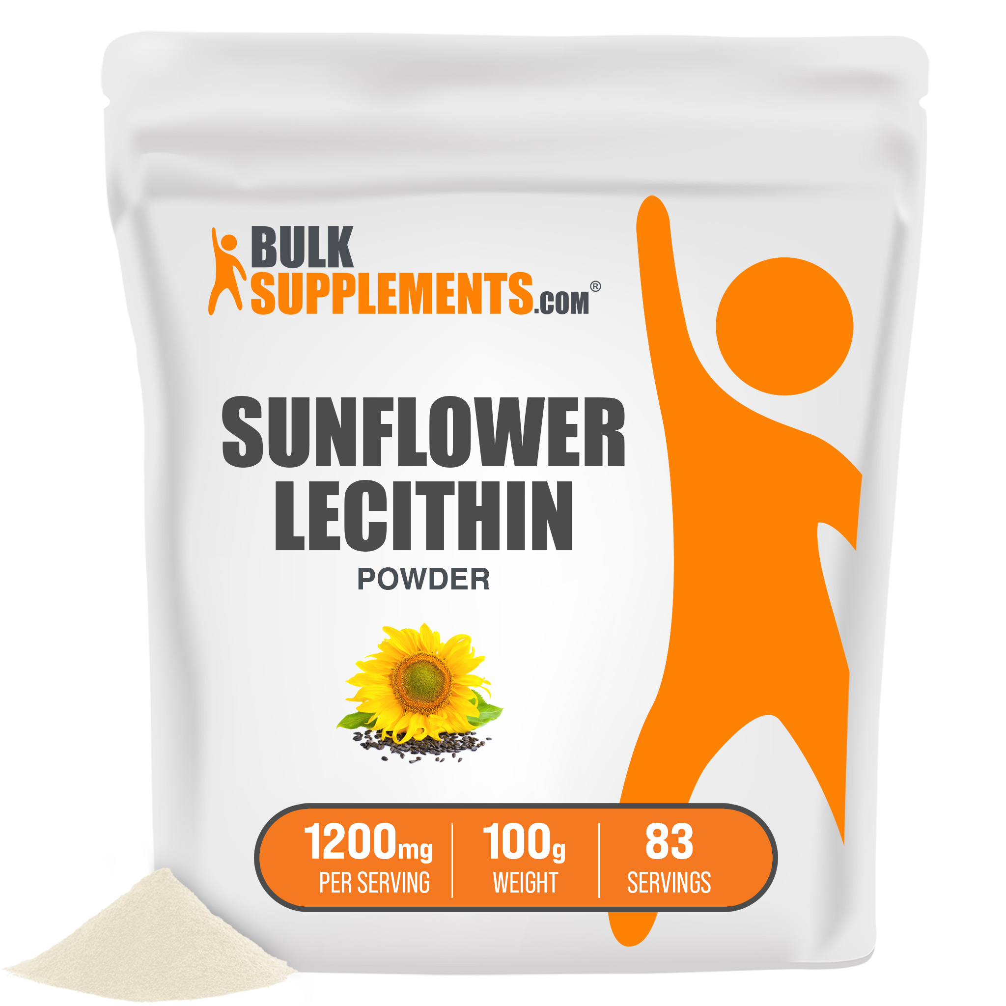 NOW Foods Sunflower Lecithin Essential Nutrient Powder, 1 lb