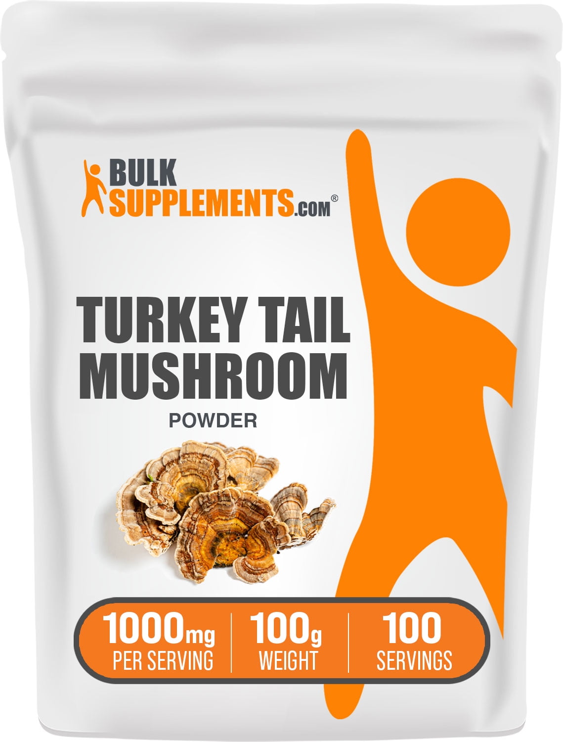 Turkey Tail Mushroom Extract Powder, 1000mg