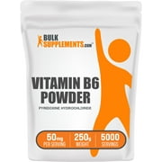 BulkSupplements.com Vitamin B6 (Pyridoxine HCL) Powder - Prenatal Dog Vitamins - Memory Vitamins for Men - Nerve Support Vitamin (250 Grams)