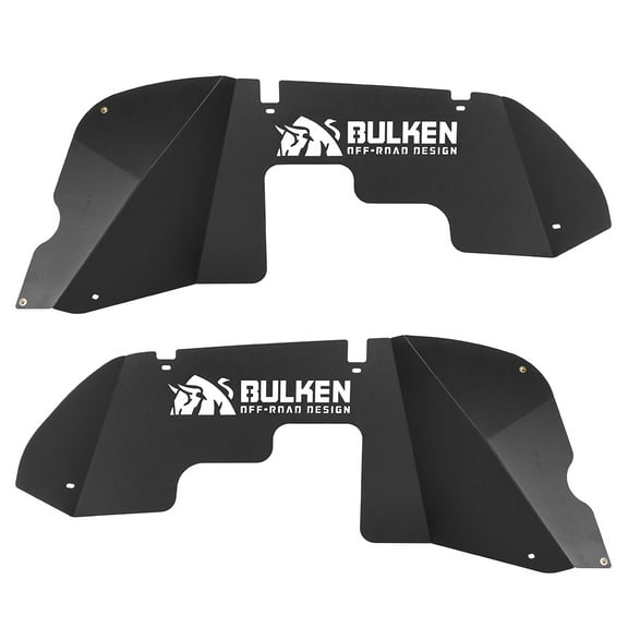 Bulken Front Inner Fender Liners Compatible with 2018-2022 Jeep Wrangler JL 2/4DR / 2020-2022 Gladiator