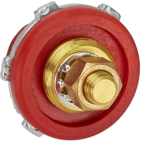 Bulkhead Battery Cable Connector, Red