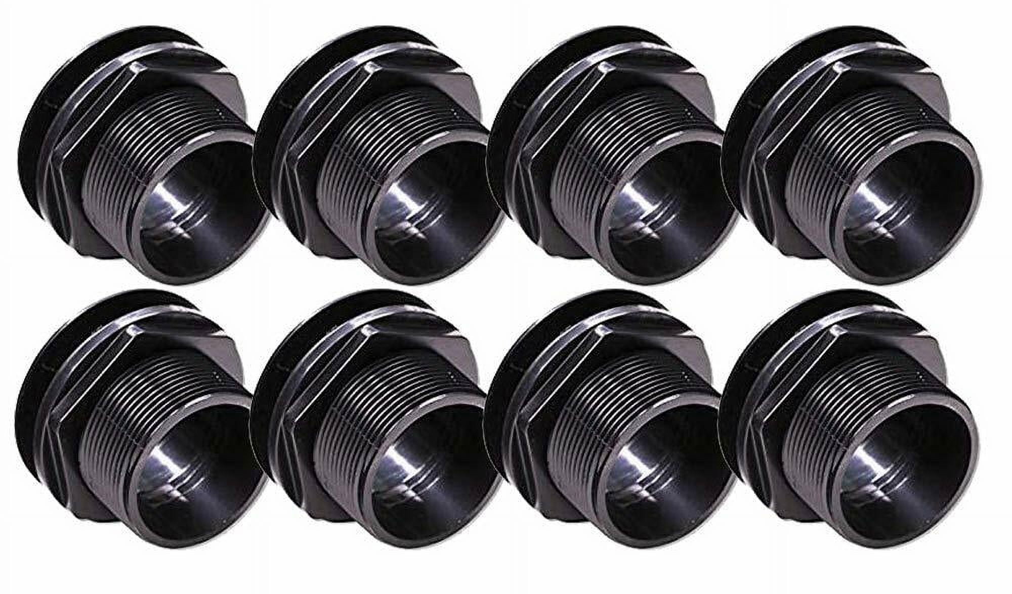 Bulkhead Fitting 2” Slip x Slip - 8/Pack – Aquarium – Heavy Duty - Prem ...