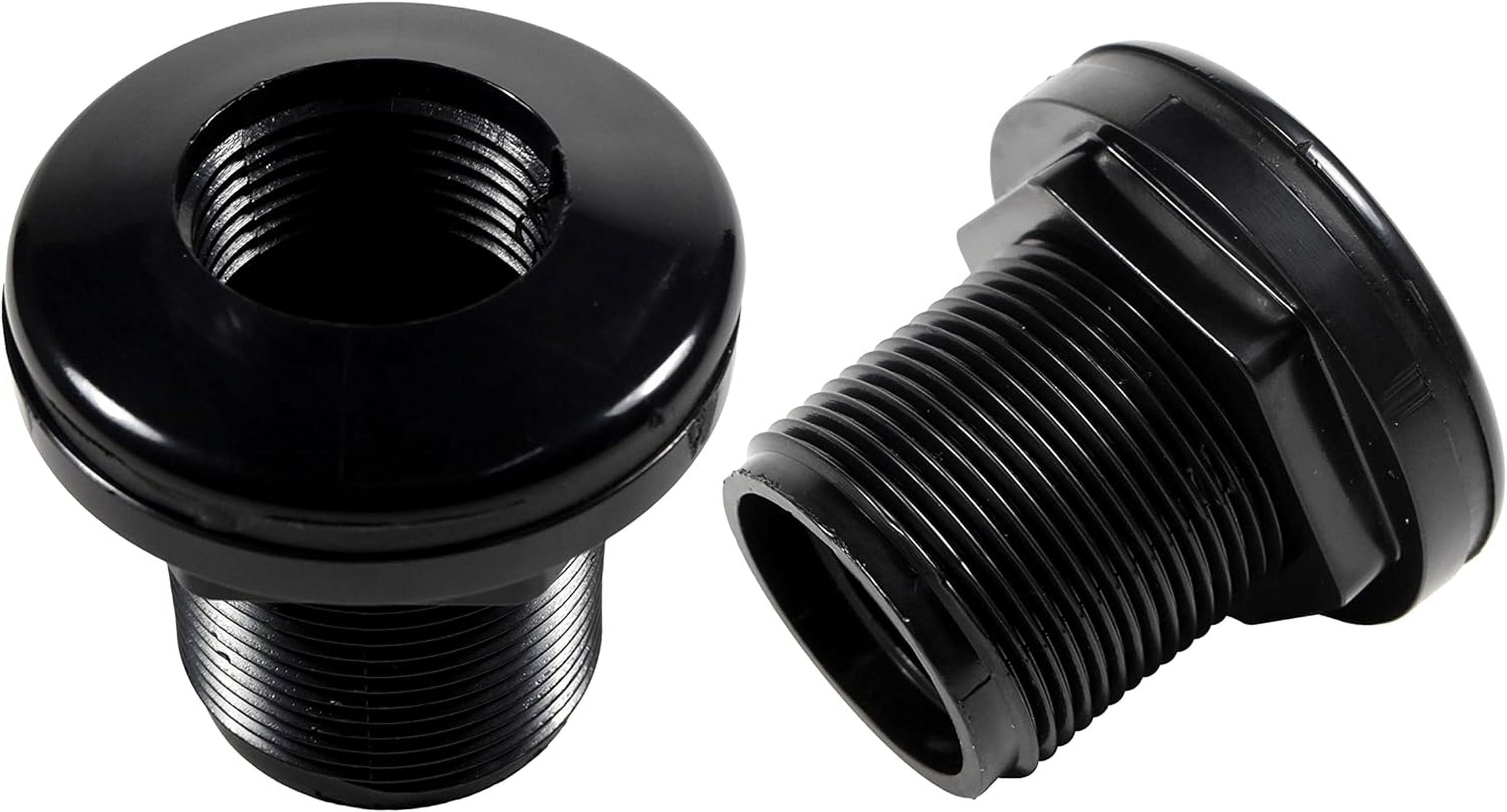 Bulkhead Fitting Double Threaded Water Tank Connector For Rain Barrels
