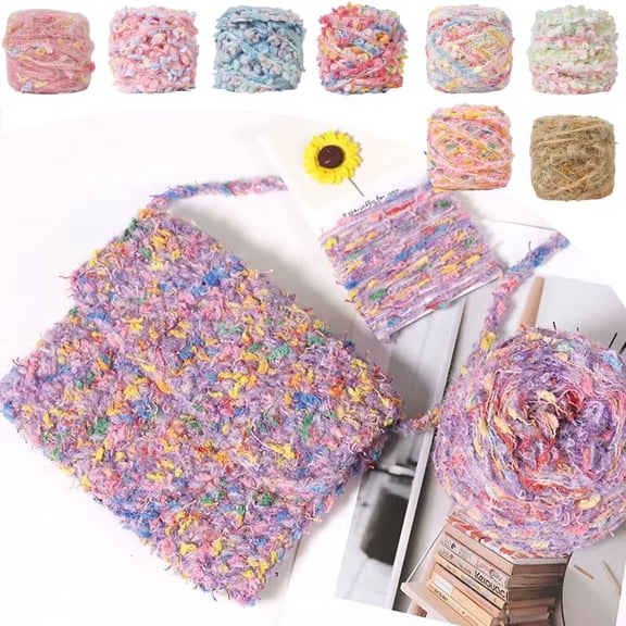 Bulky Cotton Yarn for Crocheting & Knitting - #5 Tie Dye Chunky Yarn Kit, Soft Variegated Yarn for Blankets, 50g Skein (87 Yards) by PALIFEUR