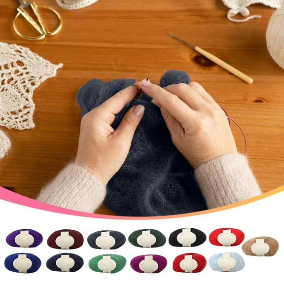 Bulky Cotton Yarn for Crocheting & Knitting - #5 Tie Dye Chunky Yarn Kit, Soft Variegated Yarn for Blankets, 50g Skein (87 Yards) by PALIFEUR